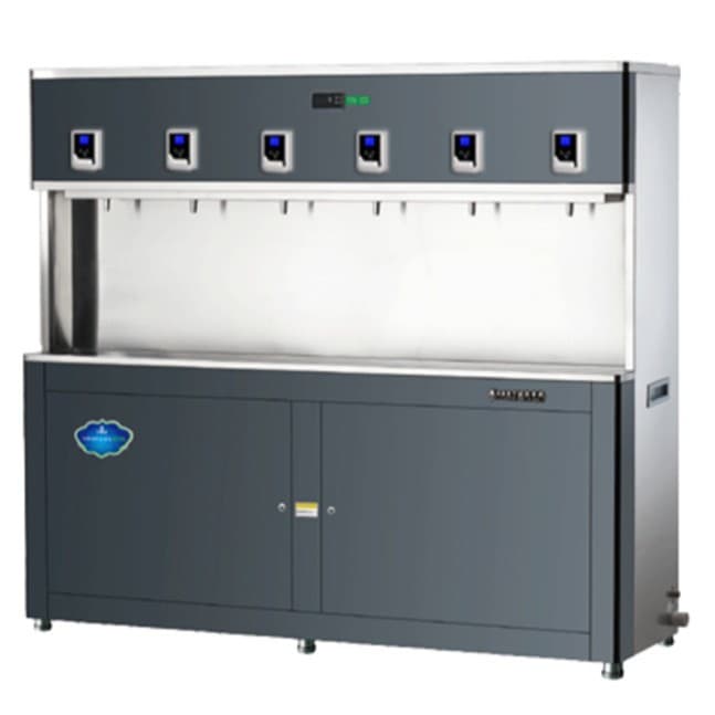 School bathroom card-operated water dispenser with card payment; time-limited water dispenser with separate billing system installed in Xiangxi.