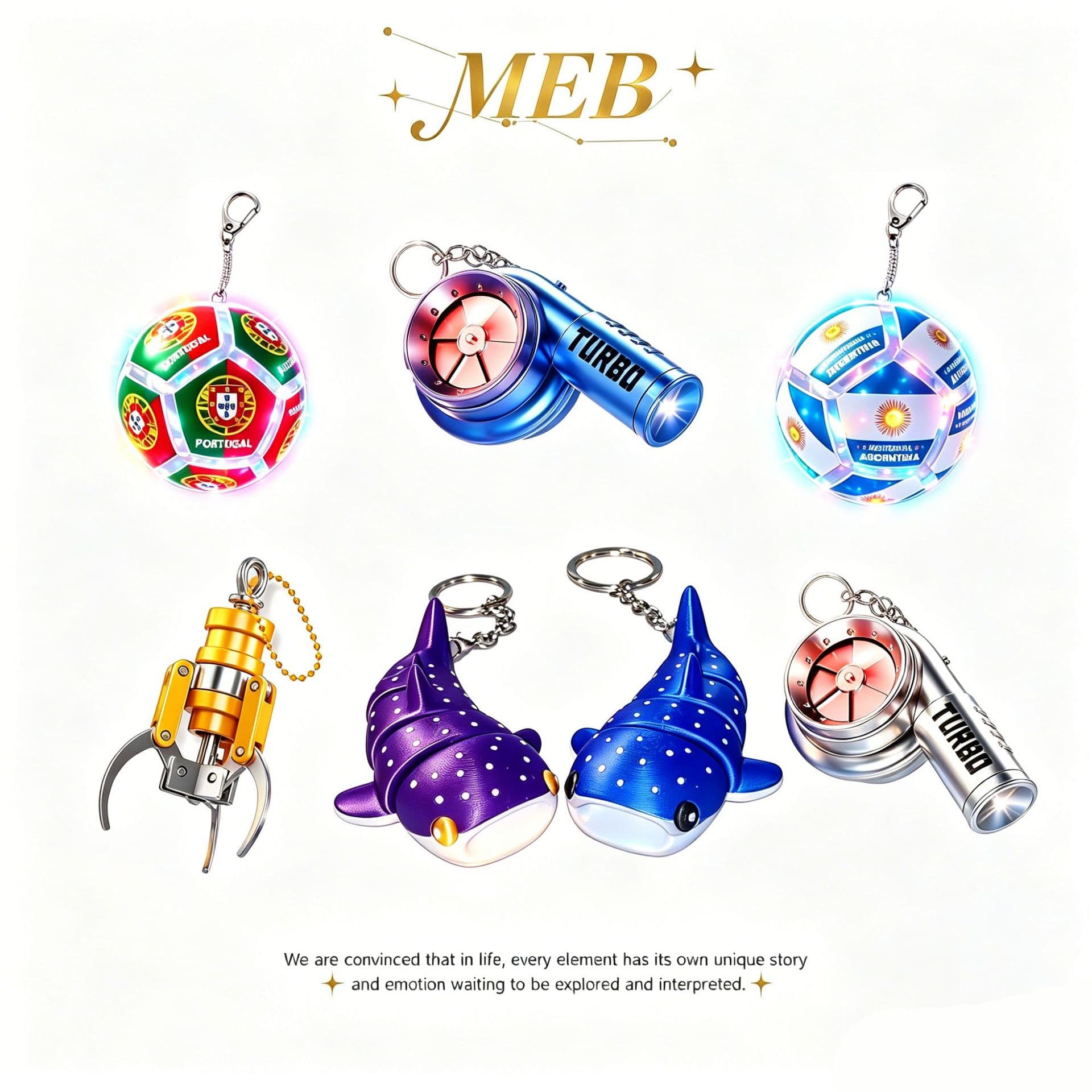 New Creative Soccer Ball Shape Stress Relief Toy Keychain Integrated Pendant Backpack Charm Bag Accessory
