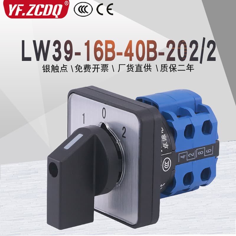 Universal transfer switch LW39-16B-40B-202/2 dual power supply switching motor forward and reverse manual automatic