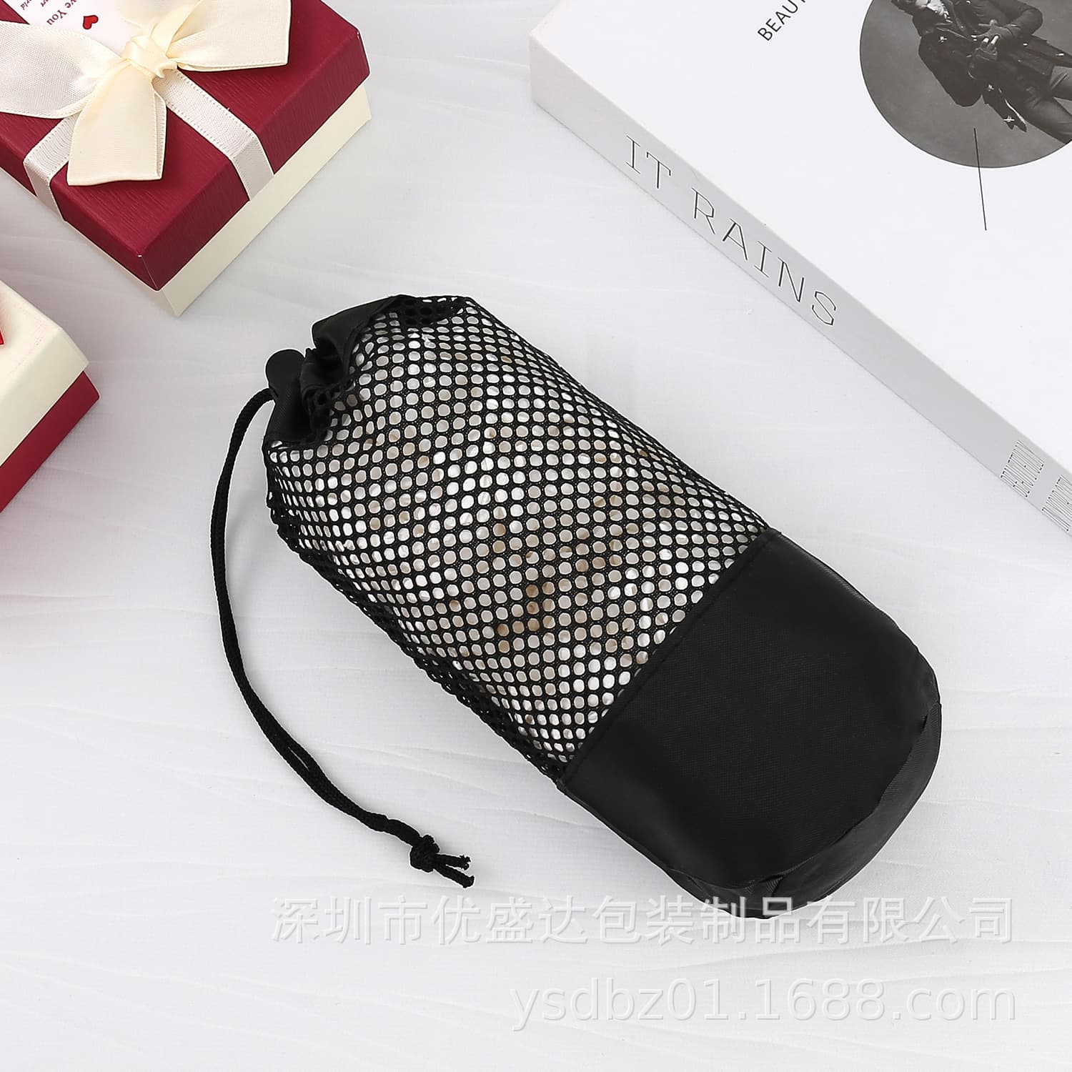 Oxford Cloth Drawstring Bag Yoga Gym Towel Polyester Storage Mesh Nylon Fabric Outdoor Lightweight Foldable
