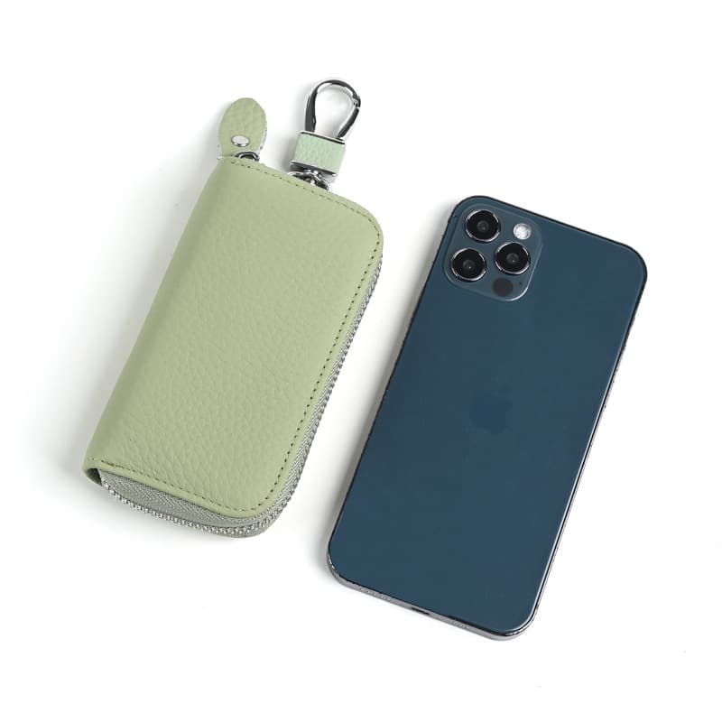 Key chain hanging cross-border leather mini storage car bag pendant lipstick bag creative key chain