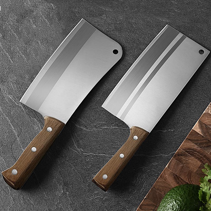 Kitchen knife household kitchen knife wholesale stainless steel special chopping bone knife slicing vegetable cutting meat kitchen knife forged