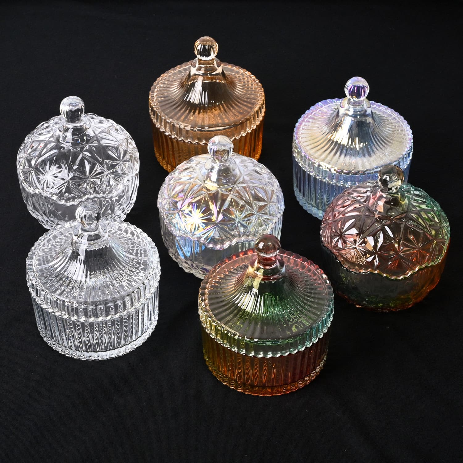 Natural crystal degaussing bowl, purification glass bowl, white crystal degaussing gravel, royal salt aromatherapy diffuser, crystal column