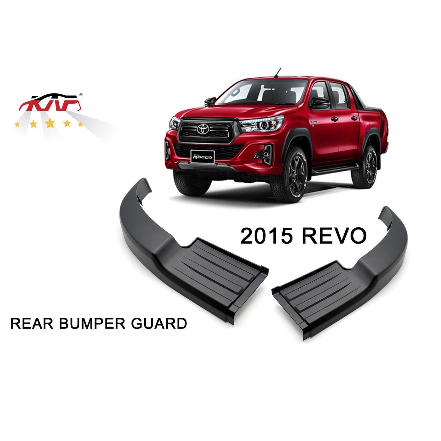 Suitable for 2019 Toyota Hilux Revo rear bumper corner L52164-0K030 R52