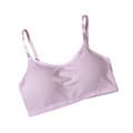 New Integrated Underwear Women's Bustier Sexy Ribbed Bralette No Underwire Shaping Anti-Shock Anti-Exposure Sports Bra
