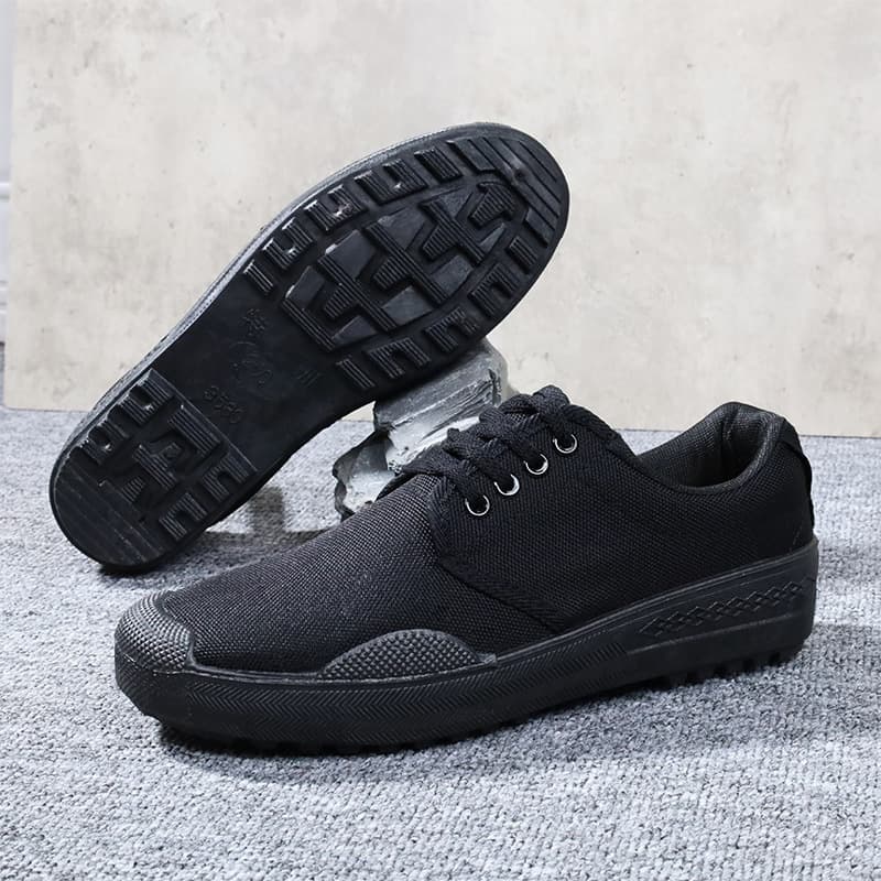 Factory Direct Training Shoes Liberation Shoes Men's Women's Military Training Shoes Labor Protection Shoes Anti-slip Wear-resistant Construction Work Shoes Migrant Worker Shoes