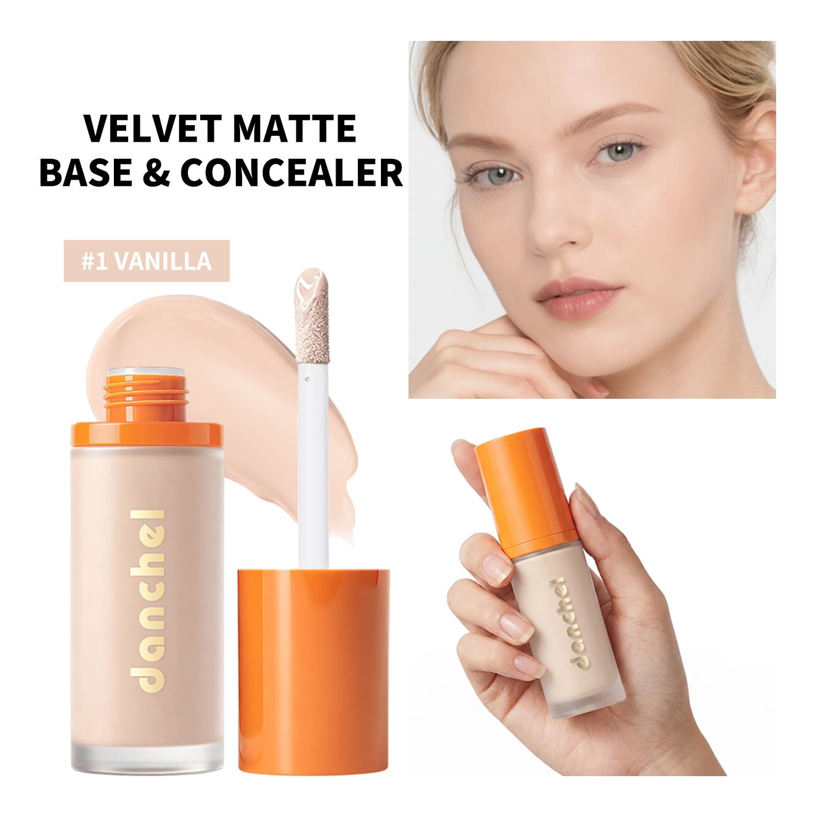 Foreign trade cross-border makeup two-in-one matte concealer liquid foundation that does not take off makeup Brazil Portugal Latin America makeup wholesale
