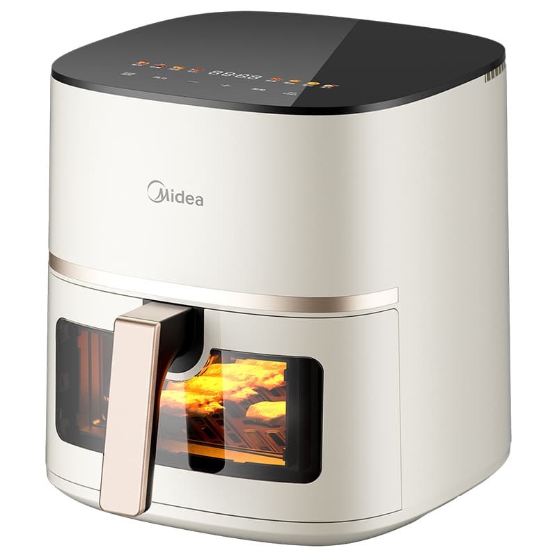 Midea Air Fryer Household Electric Fryer No Need to Flip Steam Tender Fry Roast 6L 5 Large Capacity Oven KZC5089