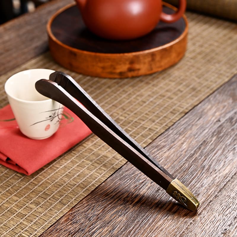 Solid Wood Tea Tongs Wholesale, Curved Tea Tongs, Tea Spoons, Laser Logo, Tea Ceremony Parts, Cross-border Supply, Drop Shipping