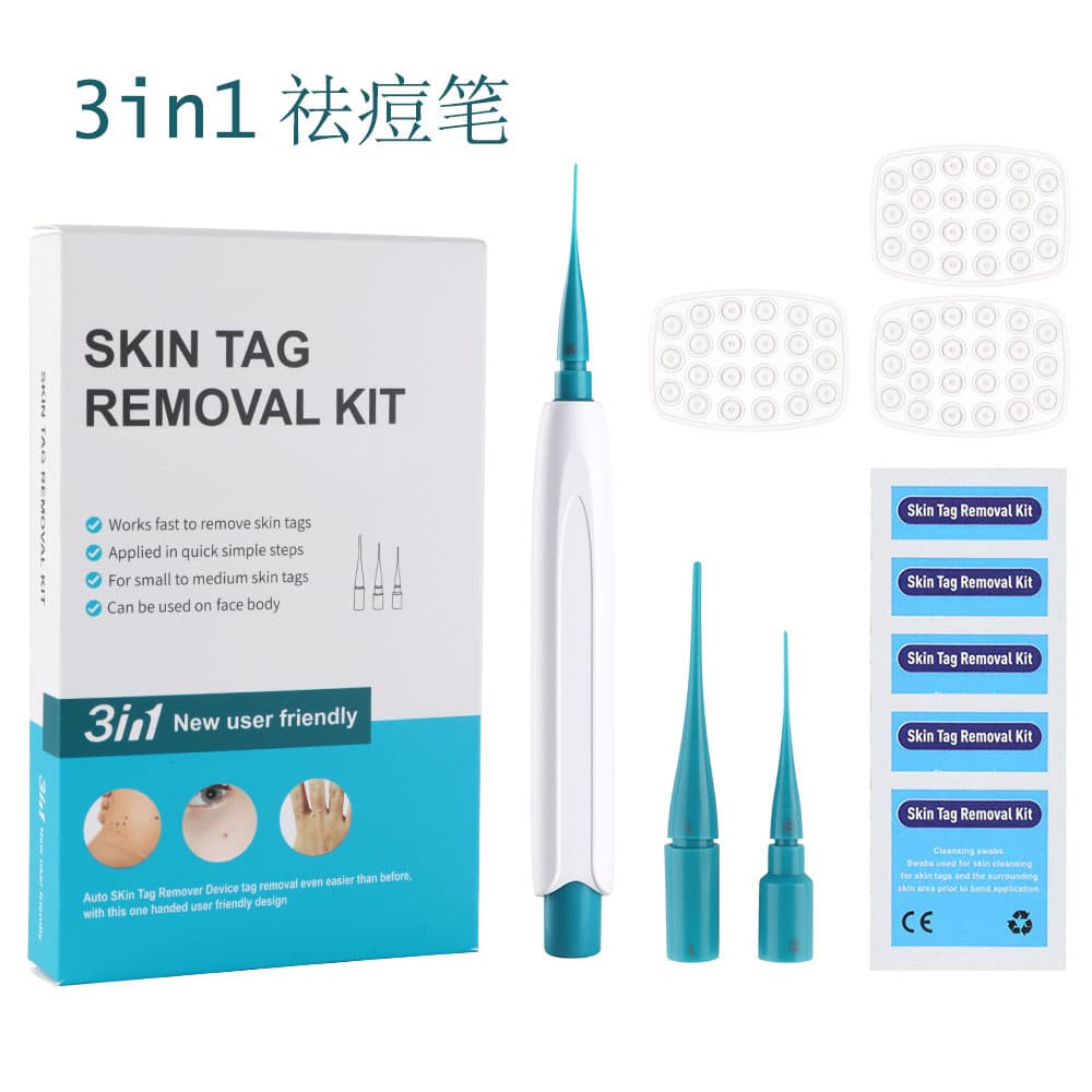 Skin Tag Removal Kit 3-in-1 Pimple Pen, Wart Removal Tool, Mole Removal Set