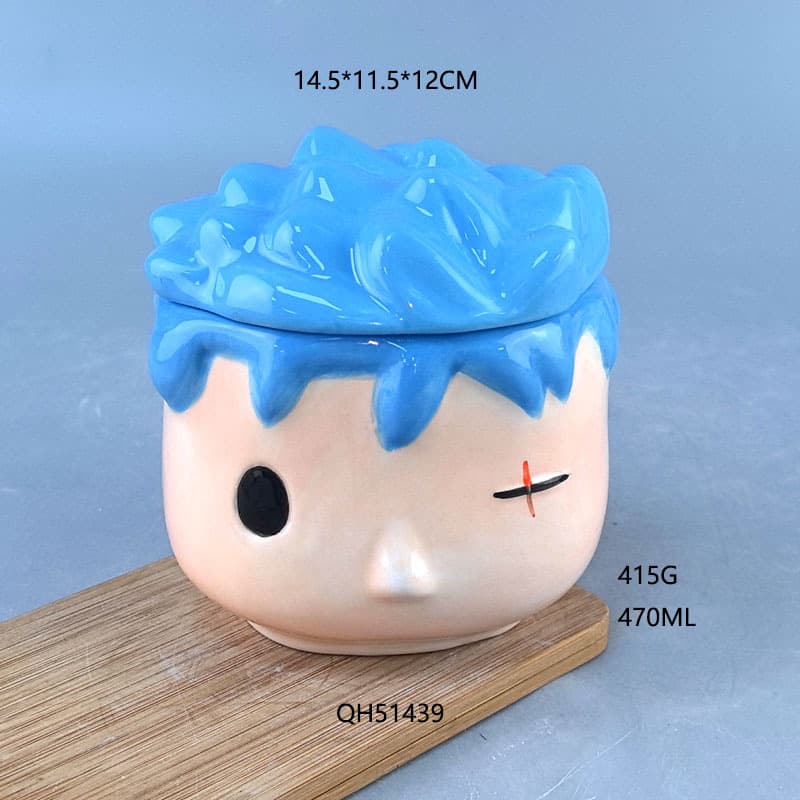 Graduation Gift Anime One Piece Luffy Coffee Cup and Saucer Hot Beverage Ceramic Cup High Aesthetic Couple Set Mug
