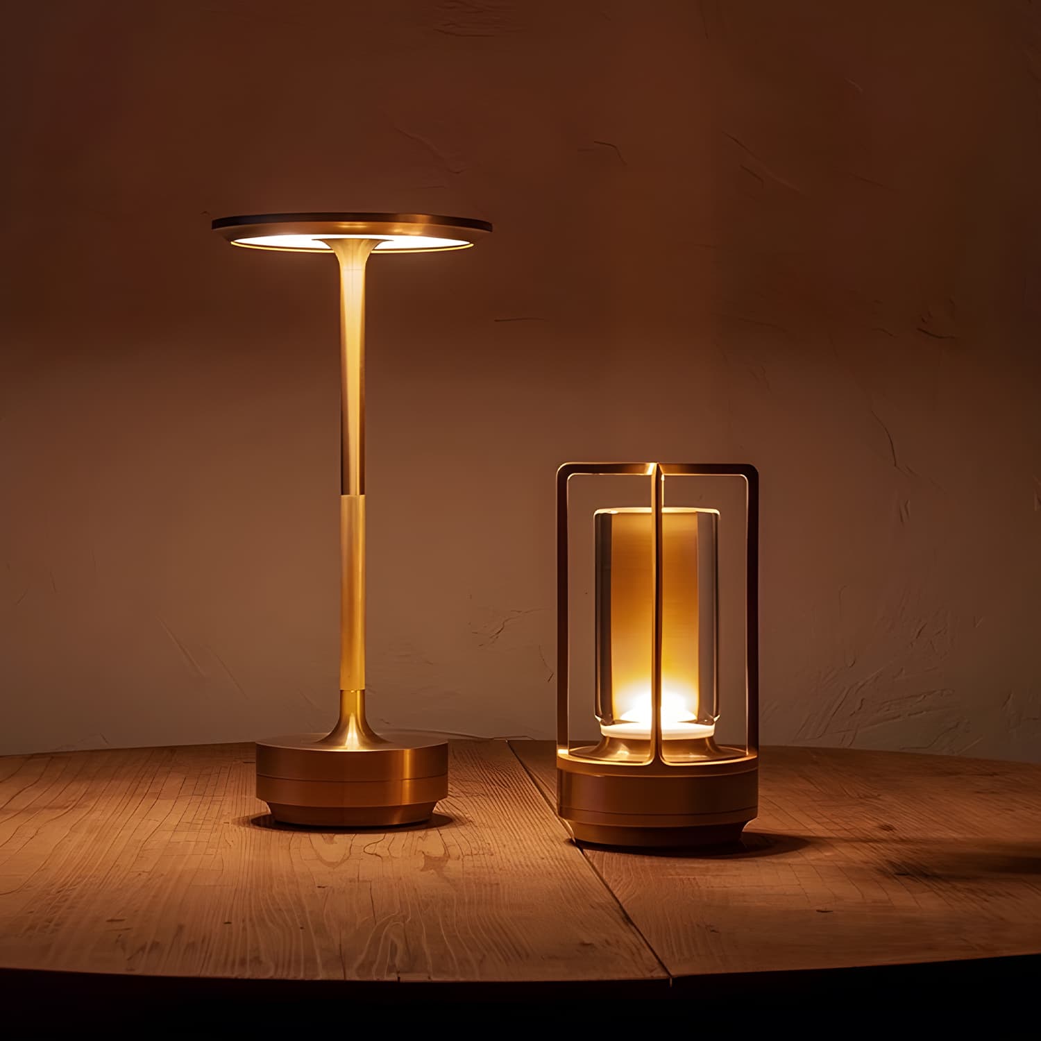 Bar Restaurant Nordic Atmosphere Lamp Cafe Rechargeable Outdoor Camping Table Lamp Night Lamp Dimmable