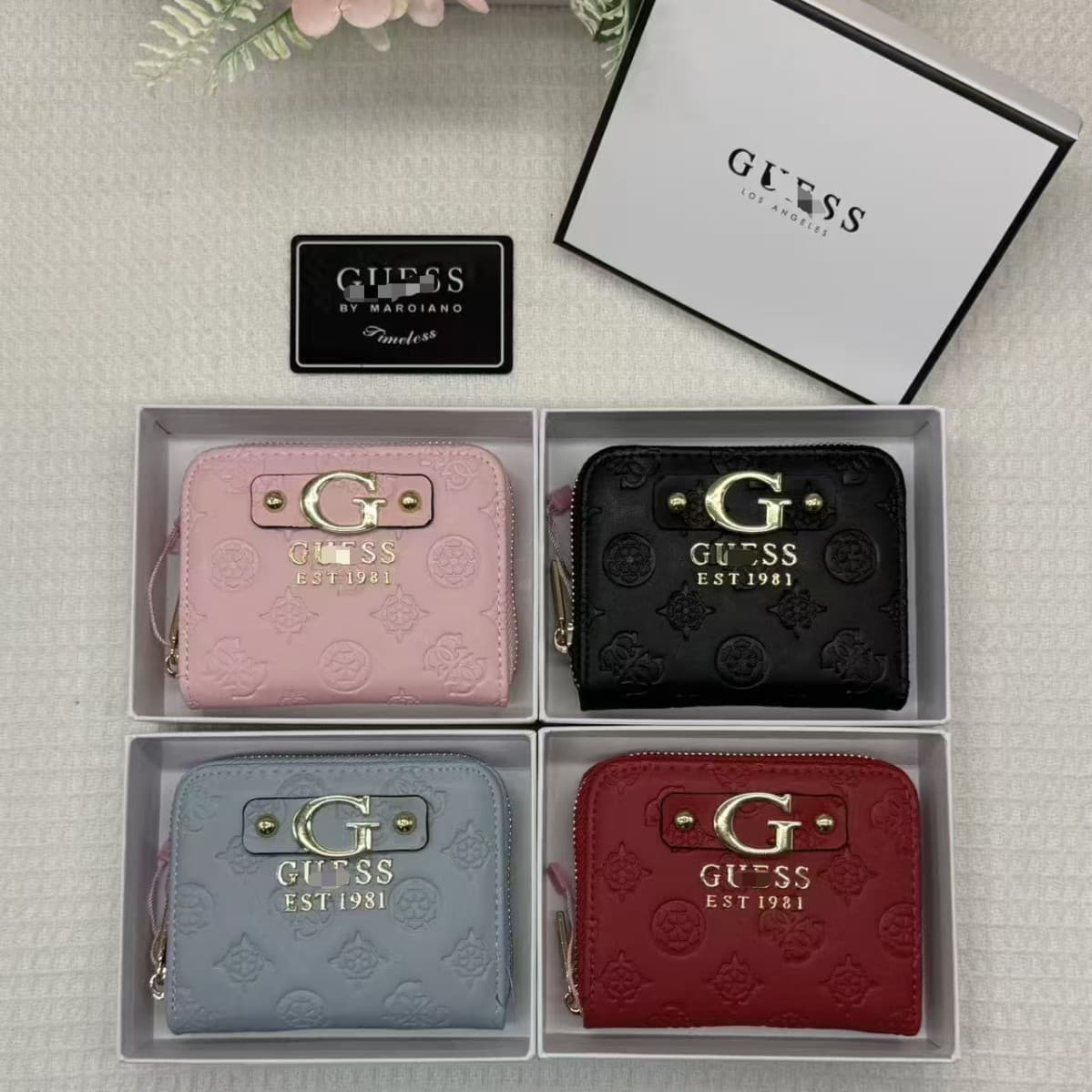 New Export European and American Embossed Short Large Capacity Wallet Clutch Bag ID Card Holder Card Slot Coin Purse Fashion for Women