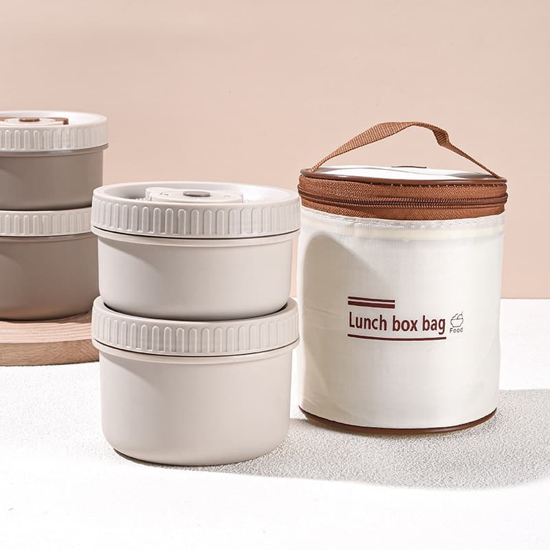 304 Food-Grade Stainless Steel Lunch Box, Portable Meal Container for Students and Office Workers, Microwave-Safe Bento Box with Freshness Seal