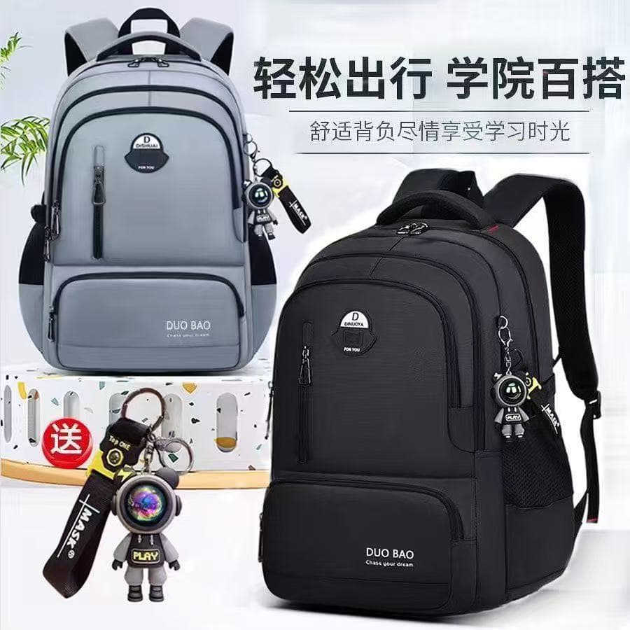 New Student Backpack Lightweight High School Boys Extra Large Capacity Junior High School Backpack Wholesale