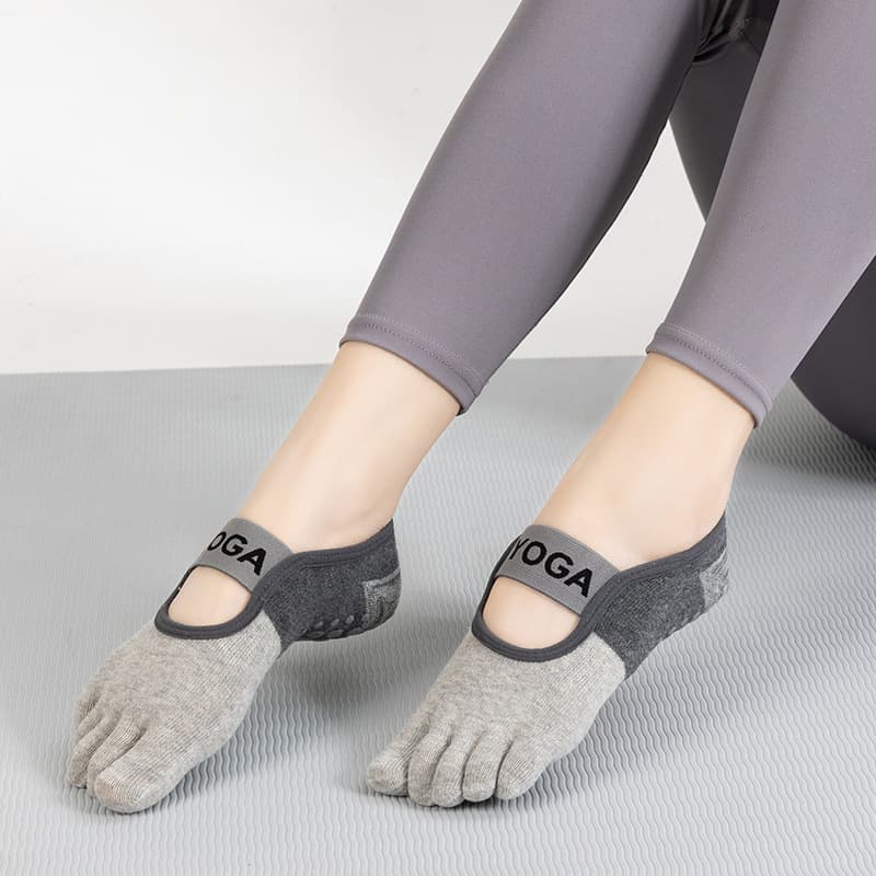 2023 New Style Women's Yoga Socks, Professional Non-Slip Dance Practice Socks, Pilates Socks, Sports Fitness Socks, Silicone Non-Slip