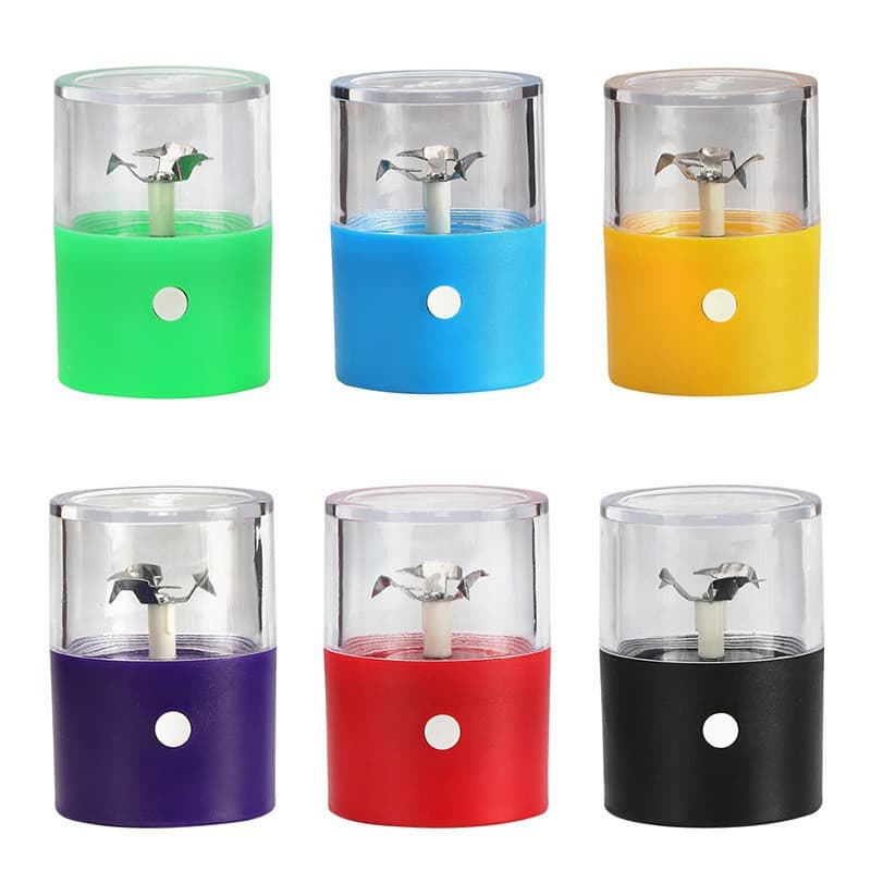 New Electric Herb Grinder USB Charging Plastic Crusher Grinder