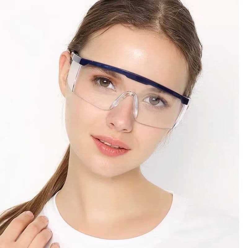 HD Clear Thickened Protective Goggles Anti-Splash Anti-Dust Windproof Riding Safety Glasses Plain Lens Drop Shipping