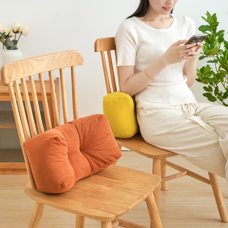 Office Chair Back Support Pillow Lumbar Protection Nap Pillow Student Chair Backrest Pad Office Snooze Pillow Simple Modern Style