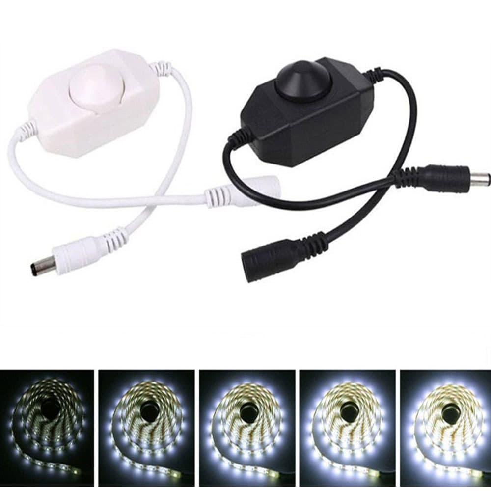 LED online dimmer with DC head driver knob single-channel dimmer 12V-24V stepless adjustment switch