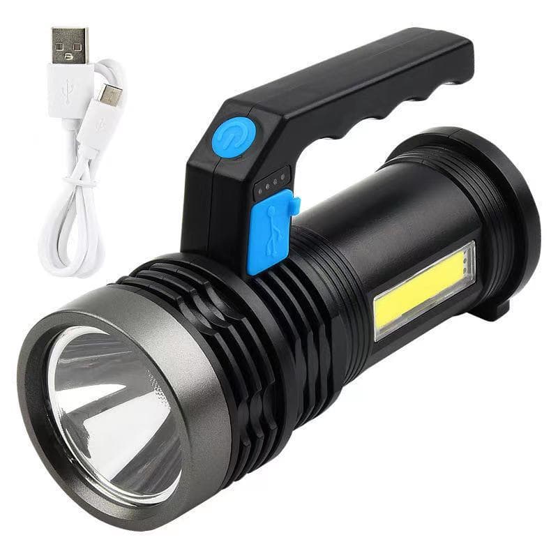Cross-Border Long-Range Multi-Purpose Home Lantern, High-Lumen Rechargeable Flashlight with Extended Runtime, Searchlight