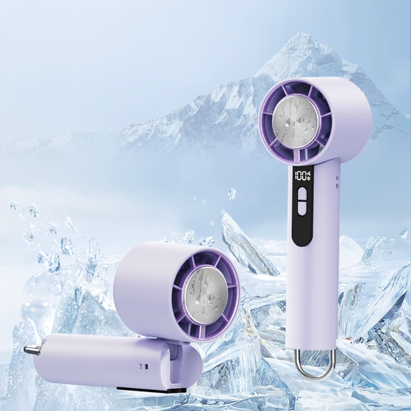 2026 New Ice-Cool Foldable Fan - Cross-Border