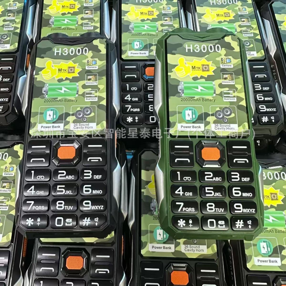 H3000 Rugged Phone Bar Phone Ultra-Long Standby Extra Loud Sound Phone H5000n Q8 A8 Rugged Phone