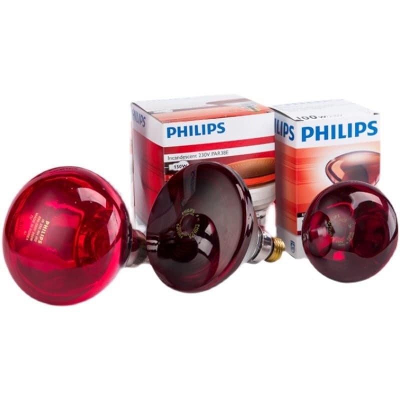 R95E 100W 230V E27 RED Far Infrared Therapy Heating and Insulation Bulb