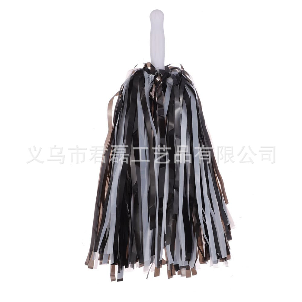 Sports Events Games Cheerleading Hand Flower 20g Handle Double Color Hand Flower Dance Cheer Color Ball Flower