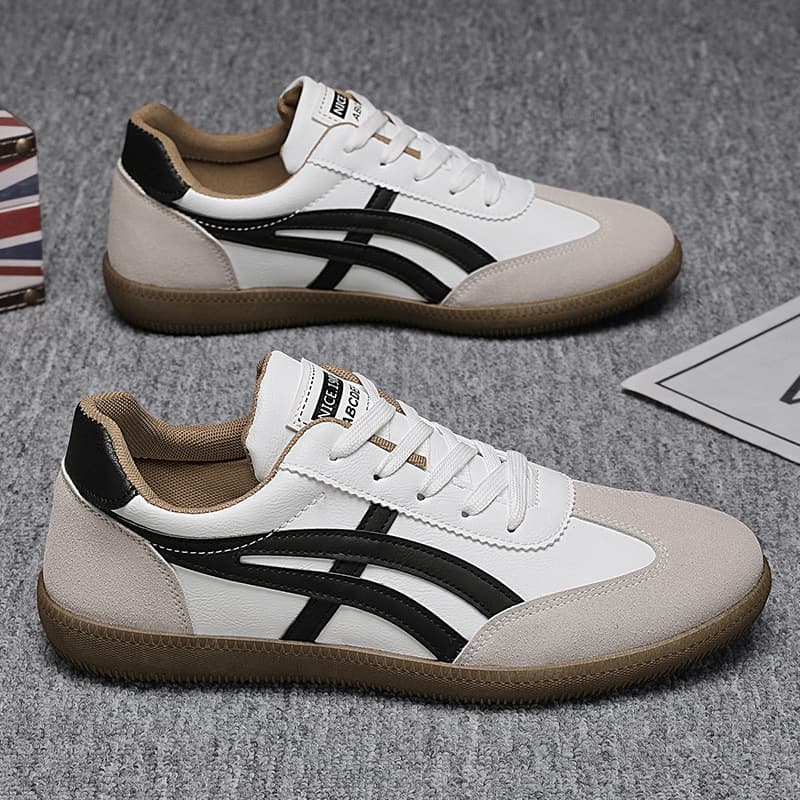 2025 New Men's White Sneakers Four-season Hot German Training Shoes Versatile Casual Skate Shoes
