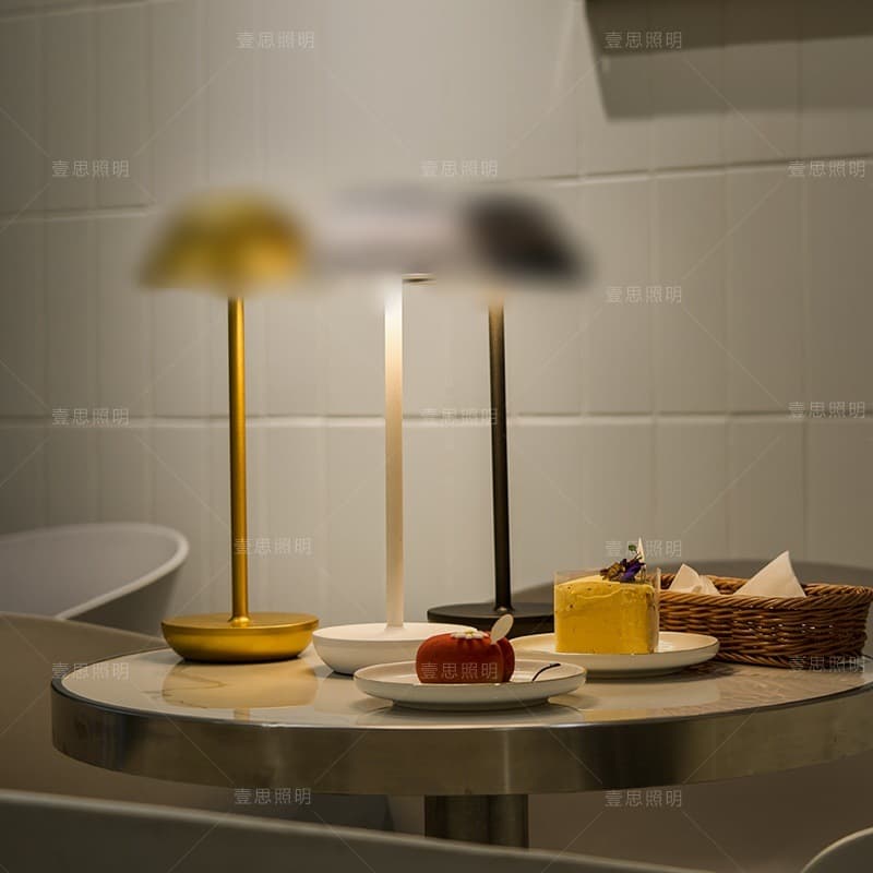 Charging Table Lamp Double-layer Mushroom Light USB Bar Outdoor Restaurant Amazon Atmosphere Night Light Cross-border Wholesale