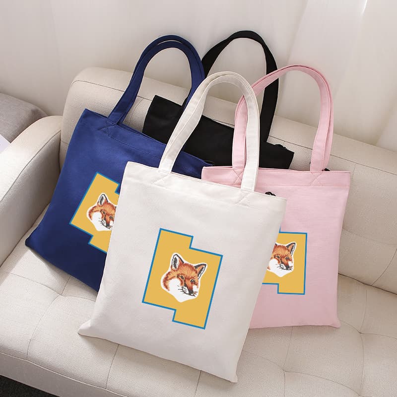▲No Regrets, Spend Wisely▼ MAISON KITS**NE Canvas Shoulder Bag