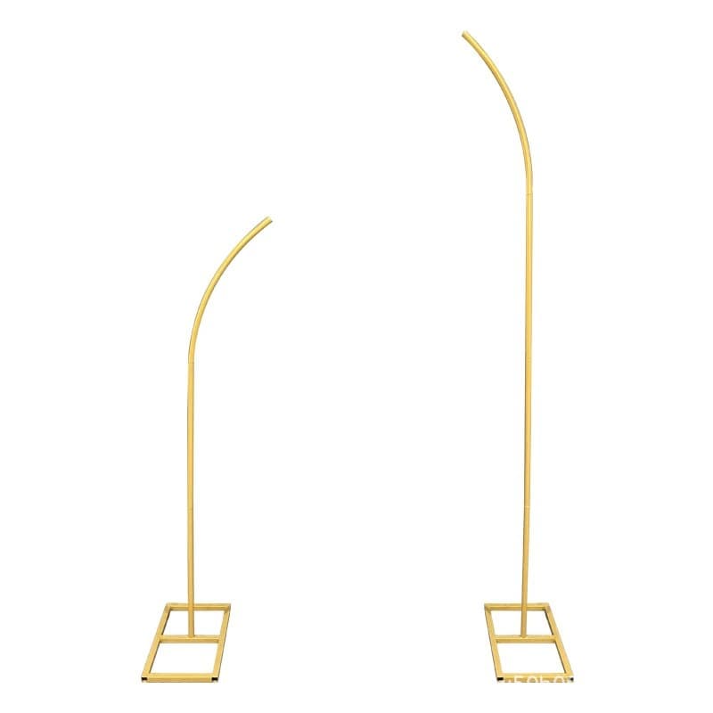 Thickened Cross-Border Arch Stand Bull Horn Party Outdoor Decoration Background Wedding Prop Flower Stand Half Fold Arch