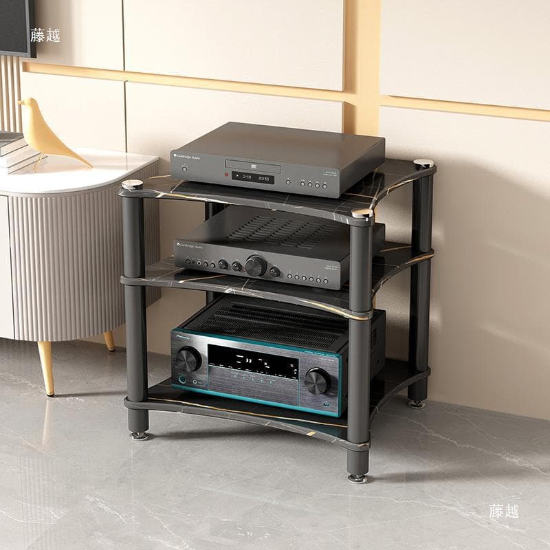Professional Amplifier Rack Cabinet for Audio-Visual Room, Home Theater, Conference Room Equipment, Audio Amplifier Shock Absorber Rack