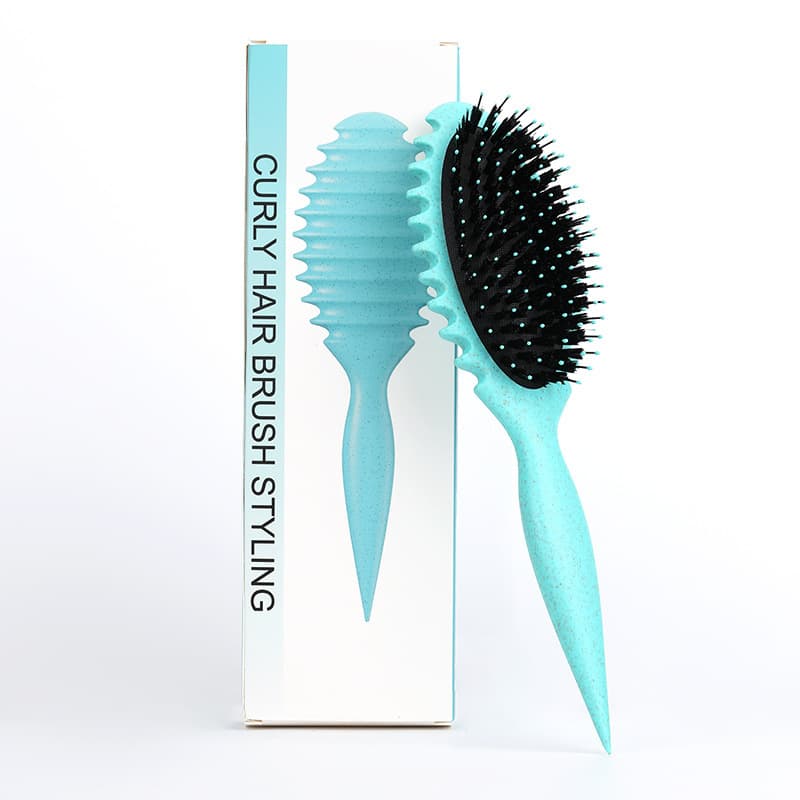 Cross-border New Product Bounce Curl Comb Definition Styling Anti-static Massage Comb Scalp Meridian Comb Pointed Tail Comb Hollow Comb