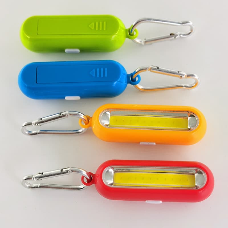 Cross-border COB Backpack Light, Keychain Student Flashlight, Mini Night Light, Outdoor Hiking Camp Emergency Lamp