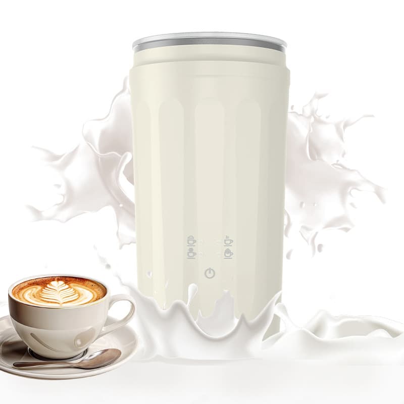 Upgraded Magnetic Suspension Milk Frother Cold/Hot Household Milk Electric Silent Coffee Milk Frother Whisker Wholesale Silent