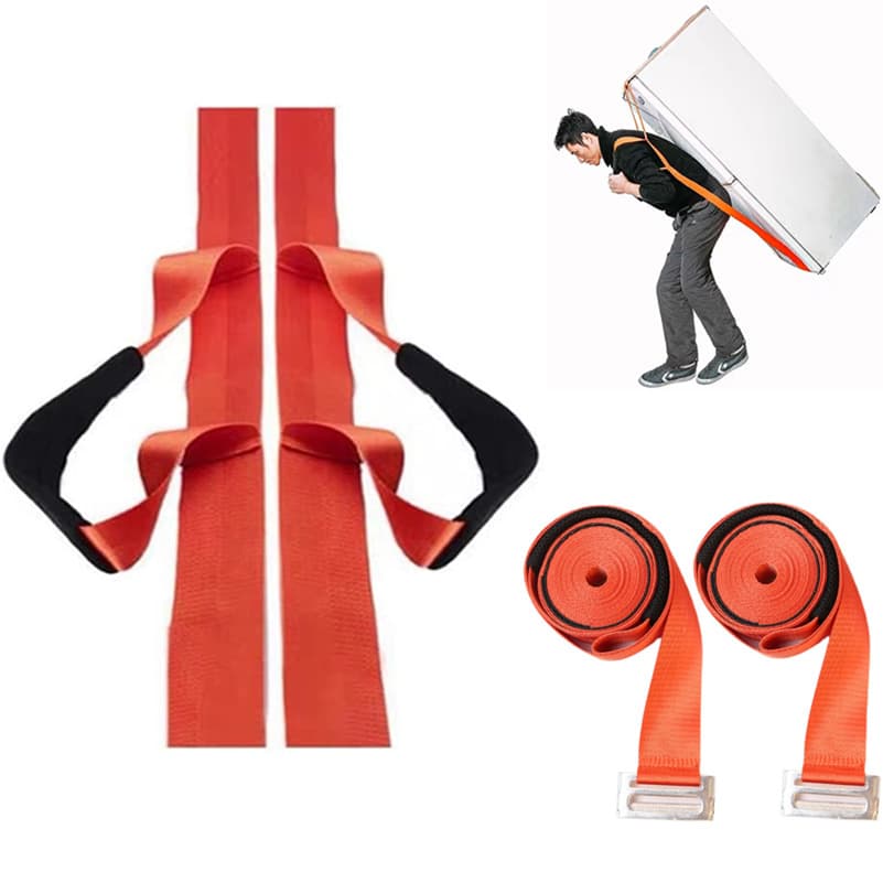 Single-person moving magic tool carrying straps for refrigerators, washing machines, moving company large furniture up and downstairs labor-saving straps.