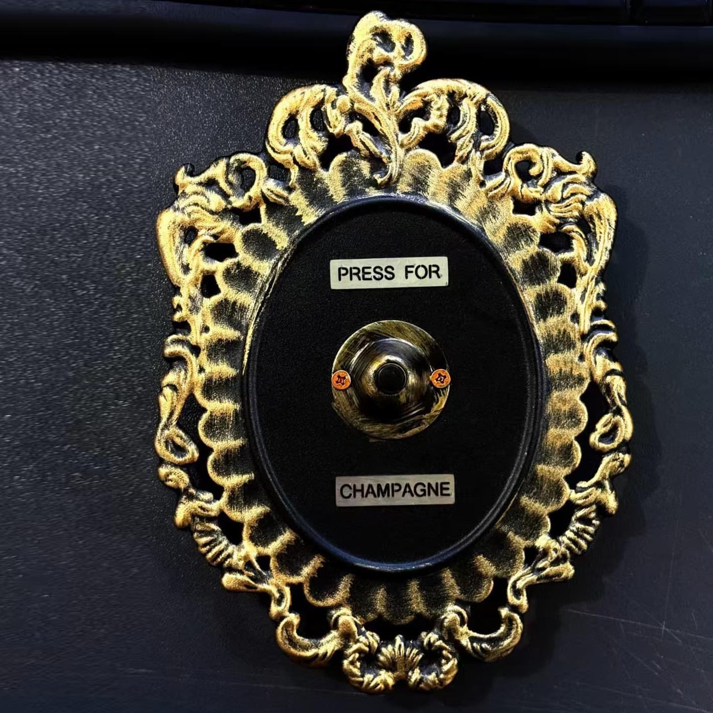 New wall decoration French doorbell retro champagne button creative decoration ornament doorbell pendant