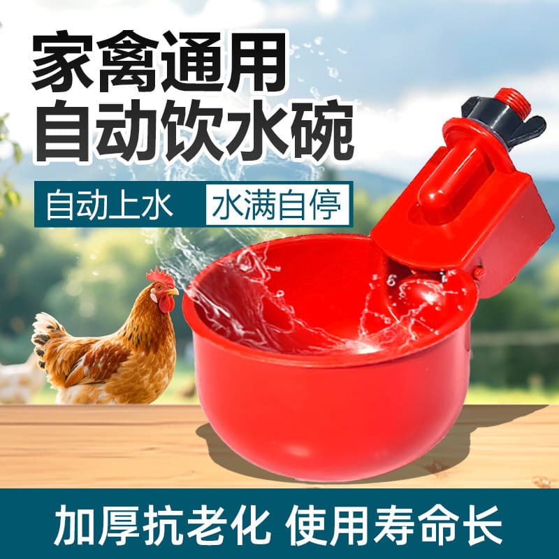 Automatic Chicken and Duck Waterer, Poultry Drinking Bowl, New Thickened Pigeon Water Trough, Large Pigeon Water Dispenser