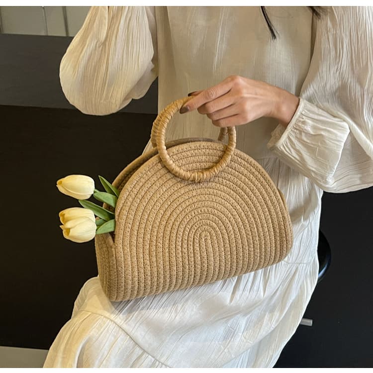 2026 Niche Design Women's Bags Summer New Women's Bags Hand Bags Fashion Bags Casual Handbags Woven Bags