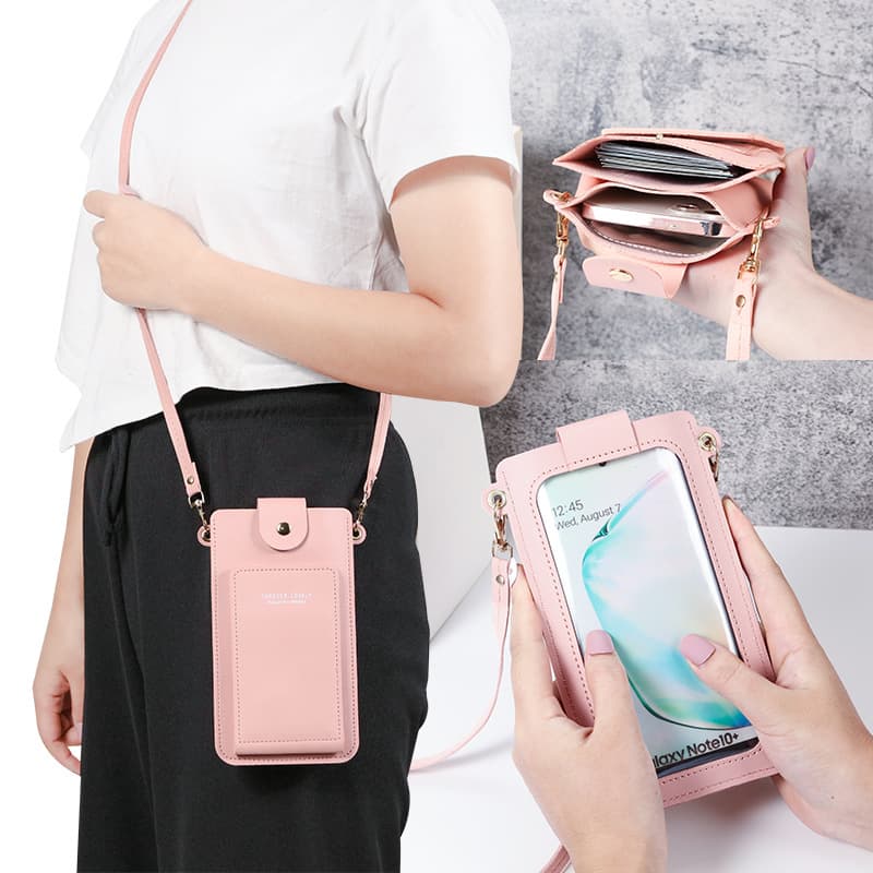 Mini Crossbody Bag Women's Multifunctional Touchscreen Phone Bag Student Version Compact Coin Purse Manufacturer Wholesale
