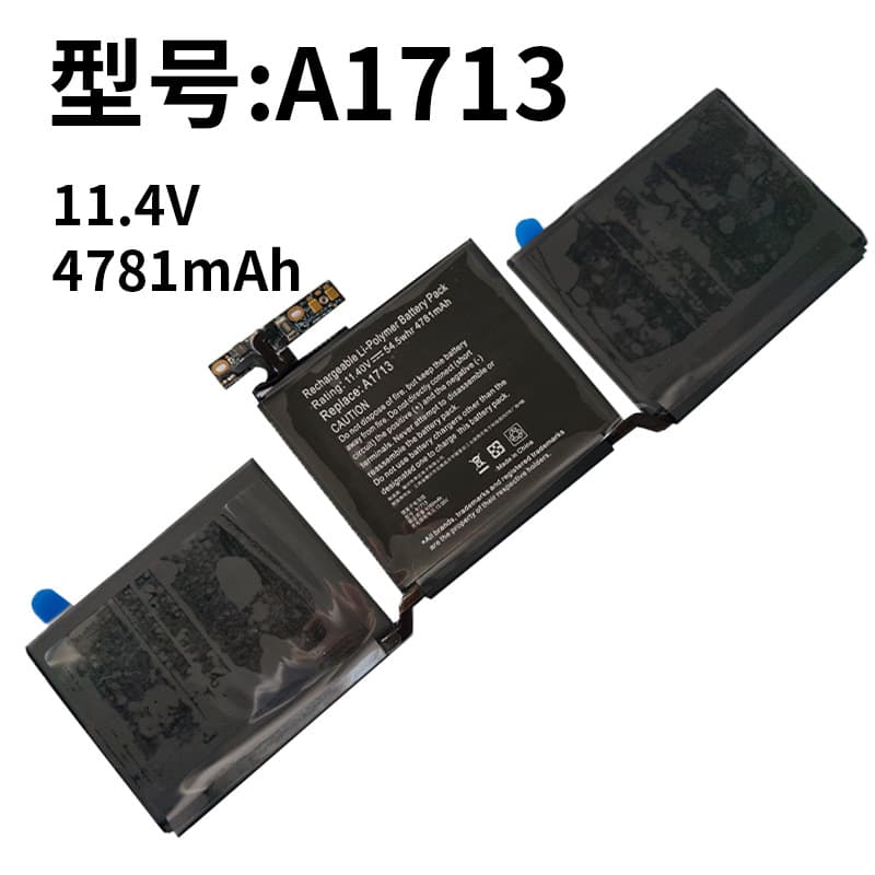 Compatible with Apple A1713, A2171, A1708, A2159, A2289, A2338 laptop batteries