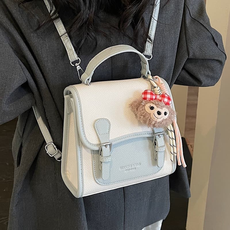 Fashionable Double-Shoulder Bag for Women 2026 New Style, Forest Cute Large Capacity Travel Backpack, School Style Bookbag for Class