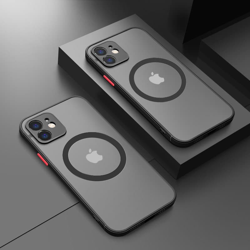 Magnetic Phone Case for iPhone 17, Frosted Skin-Feel, iPhone 18 Pro Max Protective Cover, 15/16 New Model, Full Coverage