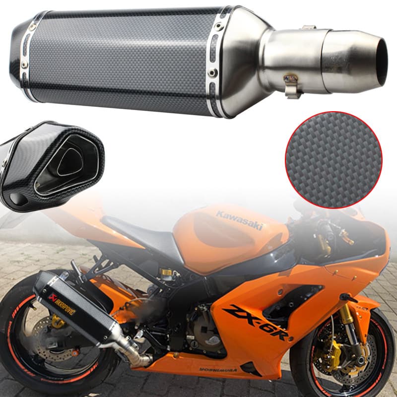 Motorcycle Parts 38mm-51mm Universal Exhaust Pipe Muffler ATV Racing Motorcycle Exhaust Tip