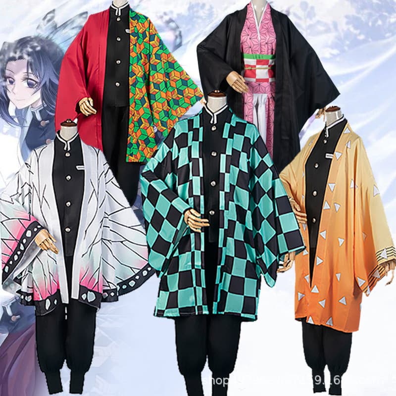Halloween costume Demon Slayer: Kimetsu no Yaiba Kamado Tanjiro Yadouzi Gaizuma Zenitsu cos Tomioka Giyu cosplay