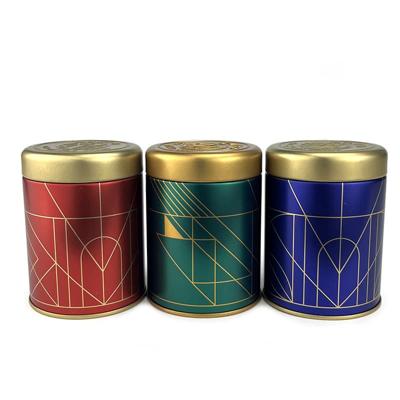 Tinplate Propolis Soft Candy Packaging Tin Box Caviar Tin Box 65mm Diameter