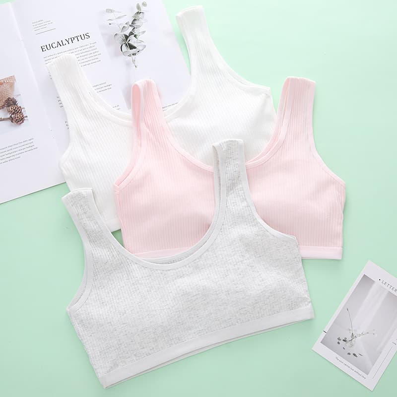 Cotton Camisole for Girls Ages 7-14, Teenagers, Elementary and Middle School Students