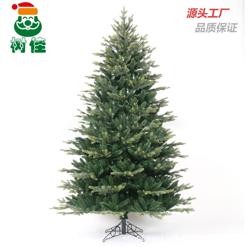Tree pure pe flame retardant material luxury encrypted scene layout Christmas tree decoration green SJ2022 Christmas atmosphere